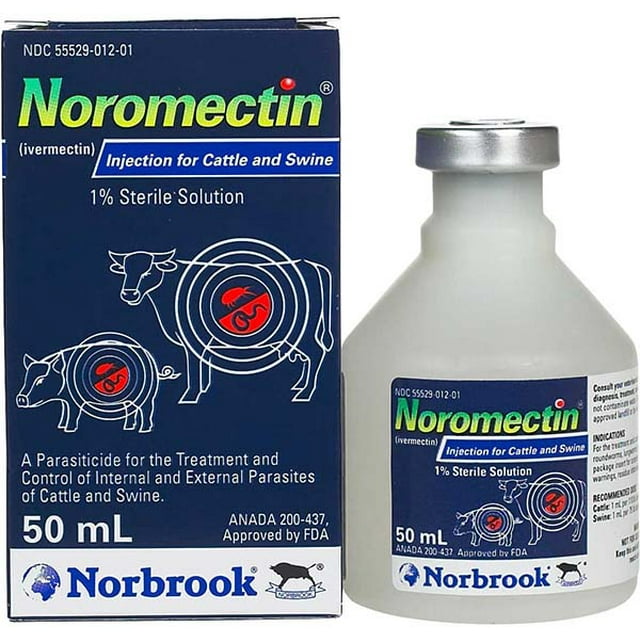 50ml Cattle & Swine wormer dewormer roundworms, lungworms, grubs, lice