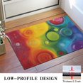 thumbnail image 3 of Colorful Tie Dye Circle Swirl Pattern Door Rugs,Washable Non Slip Door Mats Indoor,Decorative Door Mats,Entry Mat Indoor for Entrance,Bedroom,Kitchen,Bathroom,16"x24", 3 of 6