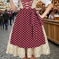 thumbnail image 4 of Jsaierl Oktoberfest Dress for Women Retro Medieval Victorian Goth Plus Size Dresses Cosplay Costumes Irish Steampunk Ball Gown Halloween Costumes, 4 of 10