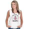 thumbnail image 4 of Breast Cancer Ribbon Anchor in Hope Tank Top Tee Shirt Women Brisco Brands M, 4 of 6