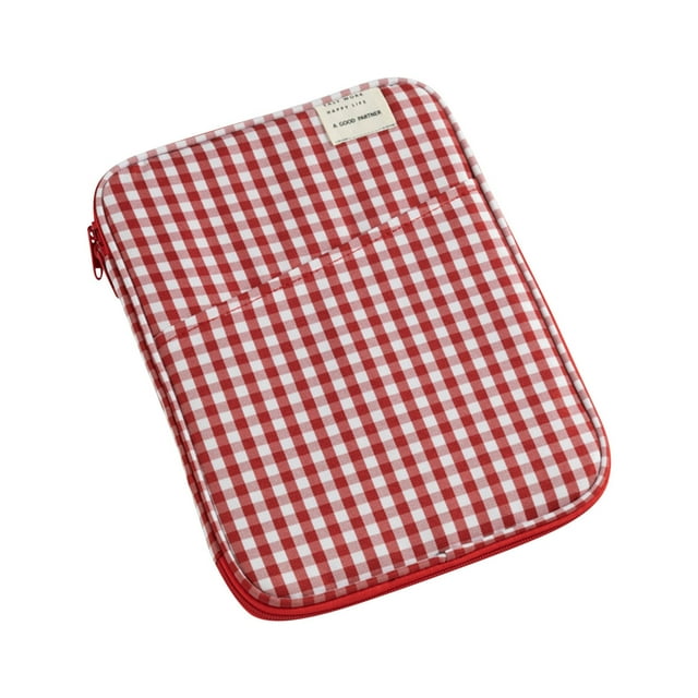 Sac pour Tablette à Carreaux 13 Pouces, Pochette de Protection avec Poche de Rangement pour et Appareils