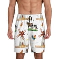 thumbnail image 1 of Fotbe Cute Farm Pantalones Cortos de Pijama para Hombre, Ropa de Dormir, Pantalones de Pijama Cortos para Hombre-X-Large, 1 of 6
