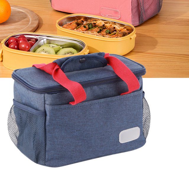 Bolsa de Almuerzo Aislada Papel de Aluminio Grueso de 15 L Caja de Almuerzo Reutilizable Portátil de Gran Capacidad Correa de Hombro Ajustable para Oficina Hogar Escuela ANGGREK Otros
