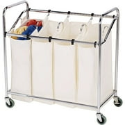 Household Essentials Heavy Duty 4-Bag Sorter, Natural