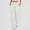 #White, variant on DPTALR Women's Elastic Waist Drawstring Wide Leg Cargo Pants,Multi-Pocket Buttoned Casual Baggy Trousers,White,Women's Plus Size S