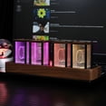 thumbnail image 5 of MesaSe Elevate Your Bedroom Decor with ‘s Nixie Tube Clock- Easy Alarm and Time Display., 5 of 5