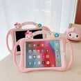 thumbnail image 2 of Sanrio-funda de Hello Kitty para iPad de 5. ª y 6. ª generación, cubierta de silicona con asa para iPad 10. ª Pro 11 2020 Mini 6 5 4 10,5 Air 2 3 4, 2 of 5