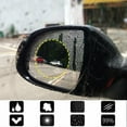 thumbnail image 3 of 2x Car Waterproof Mist Film Anti Rainproof Rearview Mirror Glass Protective Film, 3 of 6