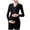 X28-Black, variant on Women's Maternity Pregnant Top Solid Color Round Neck Long Sleeved Top To Be Worn As A Base During Pregnancy
