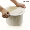 thumbnail image 5 of 50 Pack Pool Skimmer Socks,Pool Filter Socks for Skimmer Basket for Above Ground and Inground Pool Ultra Fine Mesh Screen Pool Skimmer Scum Socks Saver,Pool Cleaning Filter Socks Cleans Debris Leaves, 5 of 6