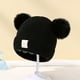 thumbnail image 2 of Lindo gorro de punto para bebé con bordado de doble corazón y doble ovillo de lana | Gorro de invierno suave y cálido para bebés y niños pequeños | Accesorio cómodo y acogedor para recién nacidos, 2 of 5