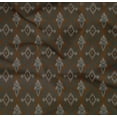 thumbnail image 4 of oneOone Organic Cotton Poplin Twill Fabric Diamond & Chevron Ikat Print Fabric By Yard 42 Inch Wide, 4 of 4