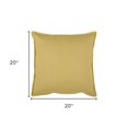 thumbnail image 4 of Tan Solid Color Flange Edge Throw Pillow, 4 of 6
