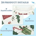 thumbnail image 2 of FORMRS Boys Rash Guard Short Sleeves Swim Shirt Quick Dry UPF 50+ Sun Protection, Sizes 3-12T, White Christmas Holly, 2 of 6