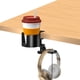 thumbnail image 4 of Soporte Para Auriculares Audífonos Soporte colgante para 2 en 1 para PC de escritorio (negro actualizado), 4 of 9