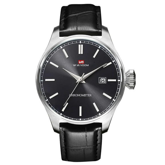 VAVA VOOM Men's Watch Top Brand Wrist Watch Luxury Fashion Business Sports Genuine Leather Waterproof Calendar Quartz public house