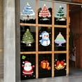 thumbnail image 4 of Christmas Window Clings – 9pcs PVC Holiday Window Decals, Electrostatic Glass Stickers, Reusable No-Glue Decorations for Home & Mall Windows, 4 of 5