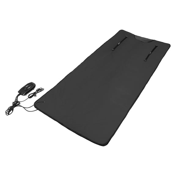 Portable Sauna Blanket, Far-Infrared Sauna Blanket with Controller for Home Use Oxford Cloth PVC Cotton Corded Electric 35°~75℃/95°-167°F