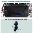 thumbnail image 6 of Juiluna Outdoor Garden Park Wagon With Canopy And Pockets, Foldable Portable Utility Beach Trolley Cart With 7" Wheels For Camping Garden Sports (262LBS Max Weight Capacity), 6 of 9