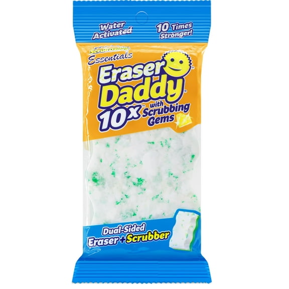 Scrub Daddy Essentials Eraser Daddy 10x Dual Sided Eraser Pad