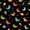 Black Green, variant on Manfei Space Astronaut Dino Animals Fitted Sheet Queen,Neon Stars Bedding,Black Green,3pcs,1 Fitted Sheet and 2 Pillowcases