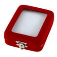 thumbnail image 7 of Soumake Red Velvet Gift Jewelry Box Case Display Holder for Ring Bracelet Bangle Earrings, 7 of 7