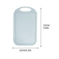 thumbnail image 2 of AuroraX Small Cutting Board with Grip Plastic Juice Grooves Non Toxic Cutting Board for Kitchen Durable Easy Clea Blue for Chopping Meat Vegetables Fruits Cheese Knife Friendly, 2 of 6