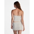 thumbnail image 3 of No Boundaries Sleepwear Tube Top and Skort Set from our Cloud Core Collection, 2 Piece, Women’s and Women’s Plus XXS-3X, 3 of 6