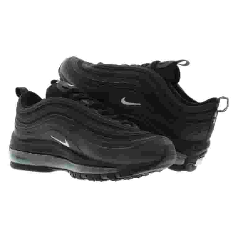Nike Air Max 97 GS Boys' Shoes Black-Anthracite-White Nike Air Max 97 GS Boys' Shoes Black-Anthracite-White
