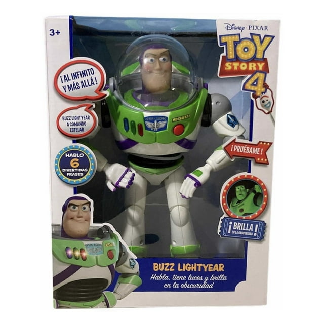 Figura Buzz Light Year Toy Con Luz y Sonido Brilla En La Oscuridad