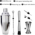thumbnail image 2 of 6 Piece Cocktail Shaker Set, Free Storage Bag, Birthday Gift, Cocktail Shaker, Stainless Steel Cocktail Shaker Kit, Professional Bar Bartender Cocktail Shaker Kit,, 2 of 5