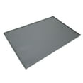 thumbnail image 2 of Estera de alimentación para mascotas evita derrames, lavable, apto para lavavajillas, antideslizante, de silicona, mantel individual grande para perros para agua y comida, color gris, 2 of 5