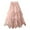 Pink, variant on Women's Skirt Elastic Mesh Solid Skirt A-Line Color Waist Long Skirt High Skirt Lady Classic Skirt Spring Summer