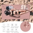 thumbnail image 4 of yulier Butterfly Beach Towel 31"x63" Microfiber Camping Towels Girls Beach Towel Soft Beach Blanket Beach Pool Travel Swimming Bath Shower Towel, 4 of 8