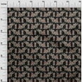 thumbnail image 3 of oneOone Cotton Flex Black Fabric Tribal Sewing Fabric By The Yard Printed Diy Clothing Sewing Supplies 40 Inch Wide, 3 of 5