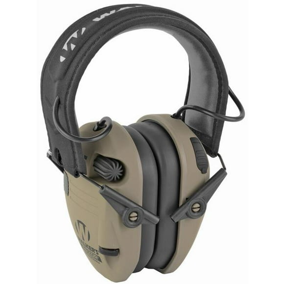 Walkers Game Ear Rasoir Rechargeable Électronique Ear Muff avec 23 NRR & 44; Terre Sombre Plate