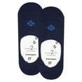 thumbnail image 4 of Burlington Calcetines de hombre, paquete de 2 - Para todos los días IN, talón antideslizante, color sólido Azul oscuro 45-46, 4 of 5