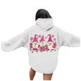 thumbnail image 1 of WILLBEST Sudadera de Mujer, Sudaderas con Capucha de Manga Larga con Cordón Ajustable, Estampado, Talla Grande, Ideales para Otoño X-Grande, 1 of 8