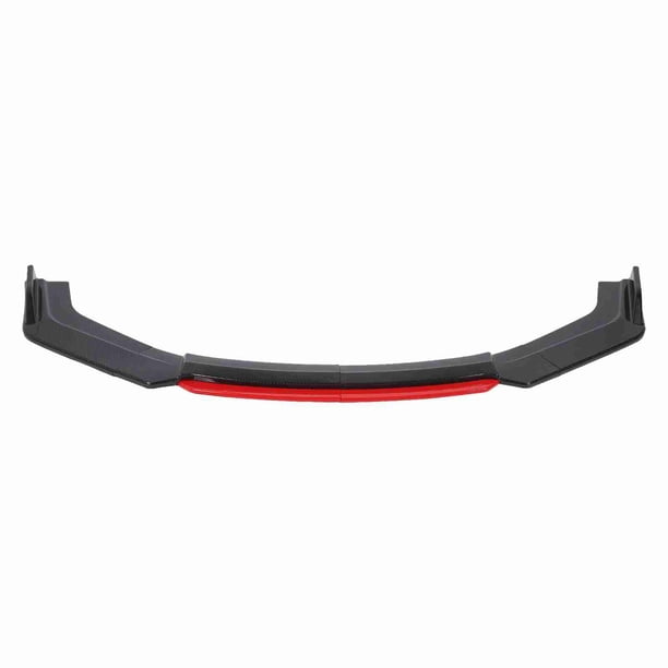Juego De Alerón De Parachoques Delantero, Alerón De Barbilla De Parachoques De Color De Fibra De Carbono Que Reduce La Resistencia Al Viento Resistente A La Abrasión Para