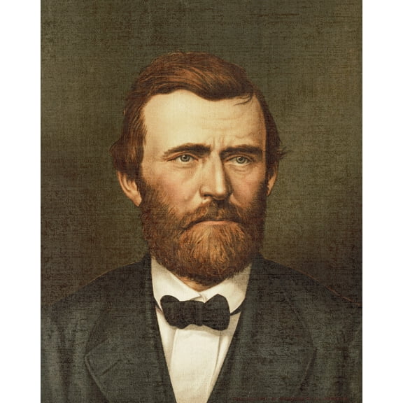 Print: Ulysses S. Grant, Bust Portrait, Facing Right, Wearing Suit, 1877