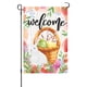 thumbnail image 1 of Letrero de Pascua para jardín de 30 x 45 cm, para exteriores, de primavera, personalizado, de doble cara, ideal como regalo., 1 of 6