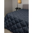 thumbnail image 2 of Plum Down Alternative Comforter, Floral Romantic Pattern with Vintage Style White Butterflies Swirly Wings and Flowers, Microfiber Quilt for All Season, 5 Sizes, White Plum, by Ambesonne, 2 of 3
