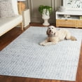 thumbnail image 5 of SAFAVIEH Malibu Lorraine Distressed Polyester Machine Washable Area Rug, Grey/Blue, 4' x 6', 5 of 13