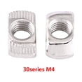 thumbnail image 1 of Tuerca martillo cabeza niquelado Zhivalor Acero al carbono 50pcs para perfil de aluminio EU30 M4 * 15,5*8, 1 of 3