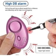 thumbnail image 4 of Alarma personal. [Paquete de 3] Llavero de alarma de emergencia de 140 dB con antiagresión, 4 of 5