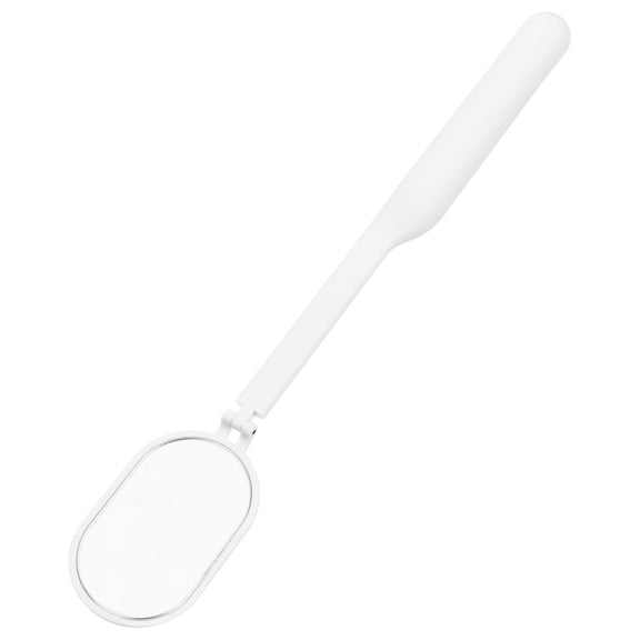 Nicehomfit White Compact Eyelash Lash Mirror Folding Makeup Tool with Adjustable Viewing Angles