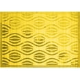 thumbnail image 1 of Ahgly Company Indoor Rectangle Solid Yellow Modern Area Rugs, 2' x 4', 1 of 4