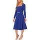 thumbnail image 4 of Vestido de Cuello Cuadrado INSPIRE CHIC para Mujeres, Vestidos Formales de Cóctel de Manga Larga en Corte A, 4 of 6