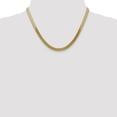thumbnail image 2 of 14k Yellow Gold 18 Inch 5mm Silky Herringbone Chain Necklace Pendant Charm, 2 of 9