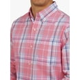 thumbnail image 4 of Chaps Men's and Big Men's Long Sleeve Classic Fit CVC Woven Shirt, Sizes S-3XL, 4 of 7